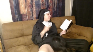 Religious Nun Intense Loud Moaning Climax Vagina Licking Lesbo