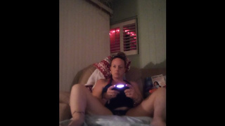 Ex-wife gets horny when playing sex tape games and I get to fuck every night after she plays movie games