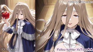 Frieren 2D Asian cartoon - Beyond Journey's End - Sense use her hair job make you spunk
