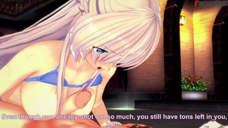 Belfast on bikini fucking on the pool | three | Azur Lane | Full & POINT OF VIEW on patreon: Fantasyking3