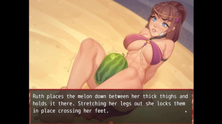 HAREM In Another World [ ASIAN CARTOON Game ] Ep.26 BELLY DANCE MUSCULAR woman competition !