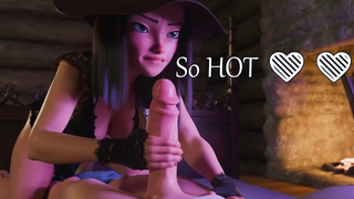 Pretty New Witch Teaches BDSM to a Passerby