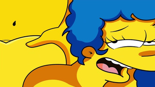 THE SIMPSONS HOMER AND MARGE CREAM-PIE HENTAI PORN FILM