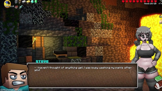 HornyCraft 0.26 - Silverfish Full Playthrough All Sex Scenes - Minecraft Parody Game