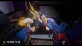 Psylocke & Magik combo’d into submission