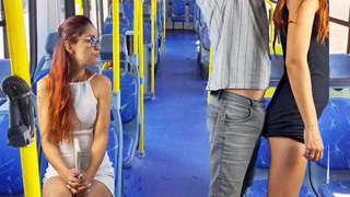 Public transport worker humps dirty bitch in short dress!