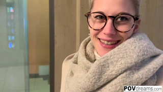 POVdreams - German Sexy Blonde Tourist get pickt up from the Prague Streets and sexed