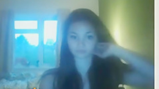 Latina Teen with amazing body uses hairbrush