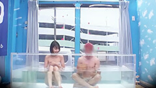 Magic Mirror's Mixed Bathing Prank with Boss and Subordinate x3xBE82B335971391A585
