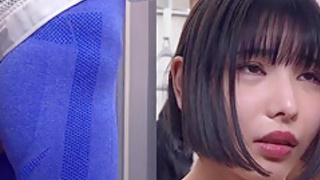 Sweaty Morning Gym-Going Office Lady in Sports Bra: Molestation Fantasy x2x0E077D4E15199114BB