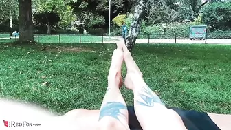 Sexy Feet Outdoor on the Grass - Foot Fetish