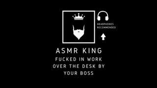 ASMR - Fucked Hard over the Table by my Boss. Erotic Audio, for Her.