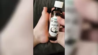 Coconut Oil Foot Massage
