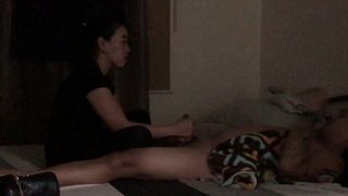 Hot Asian Girl Giving Extra-Service Massage