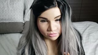 FEMALE MASK BIZARRE: SELF PERSPECTIVE Exchange Student Mounts her Roomate Roleplay Trailer Movie